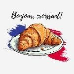 Bonjour, круассан Франция