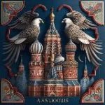 Москва, плитка, два орла