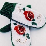 Вязуха Варежки Перчатки Ручная работа Сумки